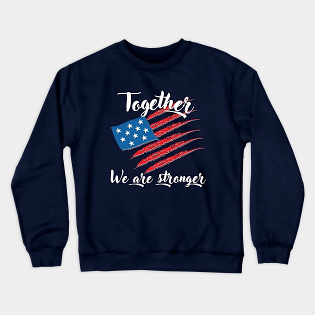 Together - We are stronger Crewneck Sweatshirt by Art-Julia